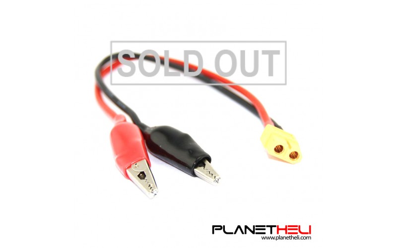 XT60 to Alligator clip power supply cable